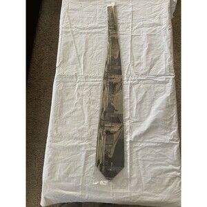 New Vintage Dead Stock 1980’s Claude Montana 100% Silk Tie Italian City in Taupe